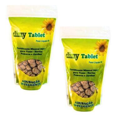 Imagem de Fertilizante Adubo Liberação Lenta 250g Kit 2u Dimy Plantas