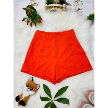 Imagem de Belala Moda Short novo feminina com zíper na esquerda sem bolso e sem 