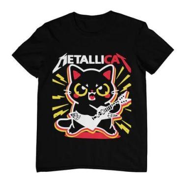 Imagem de Camiseta Camisa Estampada Feminino Masculino Ursinho Metallica - loja 