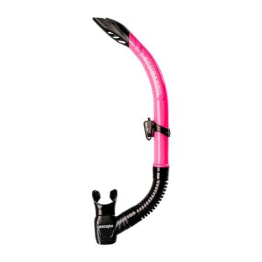 Imagem de SCUBAPRO Escape Snorkel semi-seco, com válvula de purga e design de barril Splashguard, rosa