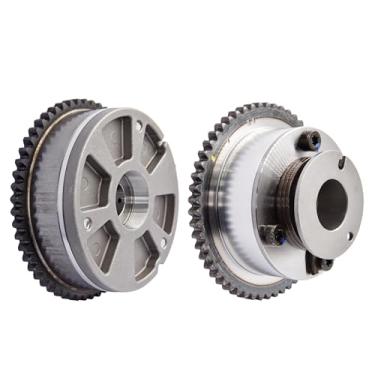 Imagem de Engrenagem de ajuste de eixo de cames de admissão e escape compatível com Hyundai Elantra Sedan 2.0L 2017-2020 Kona 2.0L 2018-2021 Veloster 2.0L Kia Soul 2.0L substitui # 24350-2E700 e 24370-24370