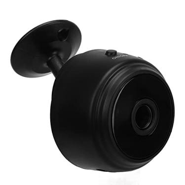 Imagem de ciciglow Câmera A9 interna, câmera magnética 1080p para cães de estimação para bebês, mini câmera de segurança (preto)