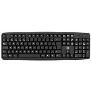 Imagem de Teclado para PC Simples Confortável USB ABNT2 Preto - Ofertas Premiere