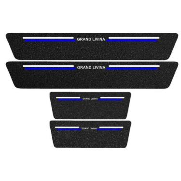 Imagem de Kit Soleira Protetora Porta Premium Blue PVC - Grand Livina - Jhow Ade