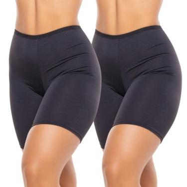 Imagem de Kit 2 Short Anágua Segunda Pele Combinação Feminino Lingerie - NoBrand