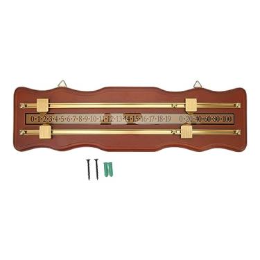Imagem de Grcfumo Billiard Game Scorer, 2 faixas WAVY Billiard Score Board com parafusos, gravador de goleiro de bilhar profissional para material de reprodução para clubes domésticos