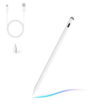 Imagem de Stylus Pencil para iPad Pencil Pro 11ª A16/10ª/9ª/9ª geração, carregador rápido, caneta Stylus compatível com Apple iPad11 A16/10/9/8/7/6, iPadPro 27.9 cm/32.8 cm/33.0 cm/M4, iPadAir 3/4/5/6/M2