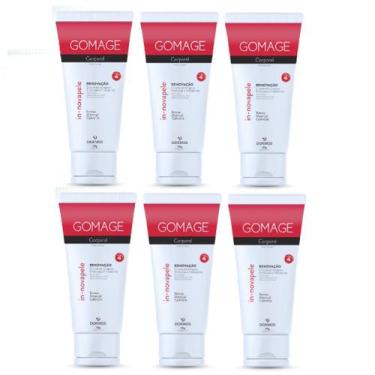 Imagem de Kit 6 Hidratante Novapele Gomage limpeza pele 195g Dokmos