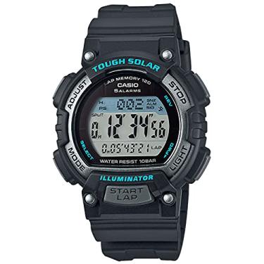 Imagem de Relógio Casio Collection Sports Running Wrap Medição Solar Series Watch, Preto (Feminino), Preto (feminino), Modelo mais recente