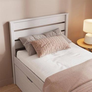 Imagem de Cabeceira Solteiro Charme Beauty Branca