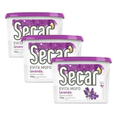 Imagem de 3 Antimofo Secar 180g Antiumidade Para Closet Guarda Roupas Armários G