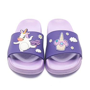 Imagem de MEMON Tobogãs De Praia/Piscina/Chuveiro/Chinelos Antiderrapantes Para Banho/Sapatos Fofos Verão Meninos E Meninas (Me2202-Dr.Ppl-16)