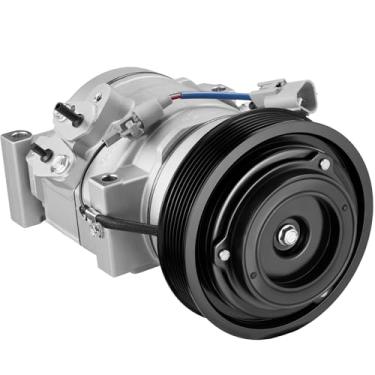 Imagem de SYKRSS Compressor A/C de ar condicionado 78388 com embreagem compatível com Toyota Camry 2002-2006, para Highlander 2001-2007, para Solara 2002-2008, compressor L4 2.4L, 10S17C