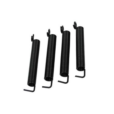 Imagem de guyker Molas De Tremolo Noiseless (Conjunto 4) Para Guitarra Elétrica Fender Strat St Stratocaster, Acessórios Instrumentos Ponte, Peça Reposição, Preta
