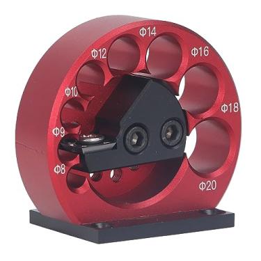 Imagem de Kit de Gabarito para Fabricante de Cavilhas, Gabarito para Criador de Cavilhas Redondo Métrico de 8 Mm a 20 Mm Com Chave Inglesa, Placa de Corte de Cavilha Ajustável de 8 Furos