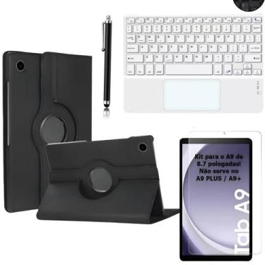 Imagem de Capa Giratória Para Samsung Galaxy A9 8.7 Teclado Touch + Caneta + Pel