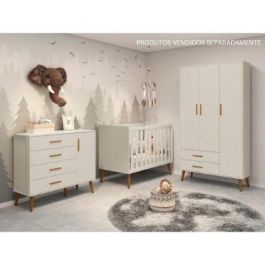Imagem de Quarto Infantil Completo Isis Areia - Móveis Reller