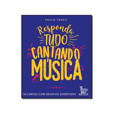 Imagem de Livro Caixinha - Responda Tudo Cantando Musica