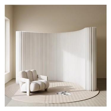 Imagem de Biombos e Divisórias Divisória De Ambiente Portátil Dobrável Para Separação Espacial, Divisória De Parede Com Tela De Privacidade Flexível E Ajustável Para Escritórios Domésticos, Comprimento Escaláve