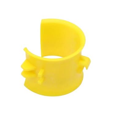 Imagem de NIDAYE Sela de anel de freio de suporte de cabo de 5 cm, 50 pacotes de anel de freio de encaixe selim de cabo de dados, anéis de freio roscados, solução de suspensão segura e versátil, cabos e tubos