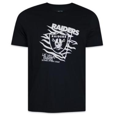 Imagem de Camiseta New Era Regular Las Vegas Raiders Masculino-Masculino
