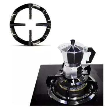 Imagem de Redutor Grelha P/Base Cafeteira Italiana Para Boca De Fogão Preto