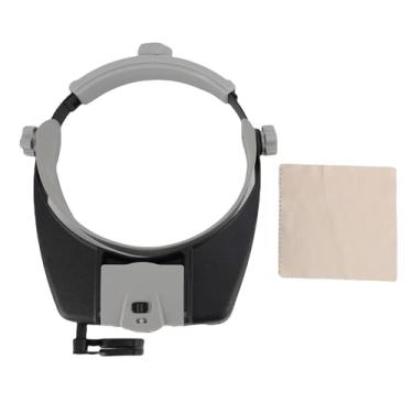 Imagem de Pssopp 2 LED Cabeça Montada Lupa, Ajustável Headset Magnifier Jewelers Leitura Com Luz para Reparação Precisão Trabalho