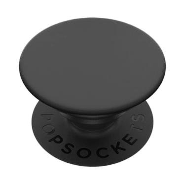 Imagem de Popsockets Basics Black Basic Suporte Para Celular Popsocket Pop socket Original Usa Clip