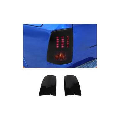 Imagem de JeCar Protetor de acabamento de capa de luz traseira fumê para Dodge Ram 2009-2017