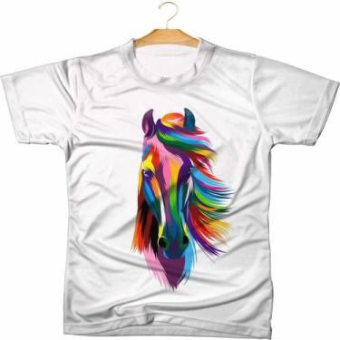 Imagem de Camiseta Blusa Cavalo Feminino Masculino Infantil - 01 - MAHALO CAMISE