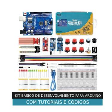 Imagem de Kit Básico Componentes Eletrônicos 98 Pcs Para Arduino NFe - ACEBOTT