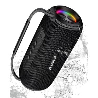 Imagem de Caixa de Som Bluetooth - 60W / IPX6 À Prova D'água. Portátil, com Bateria para 10 Horas de Música. Entrada Auxiliar e Cartão Micro SD - Equalizador Duplo de Som - TWS - LED RGB e Alça para Transporte