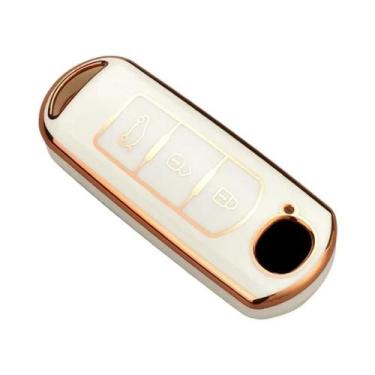 Imagem de Capa De Chaveiro Para Chave De Carro Mazda TPU Flip Key Case Shell Fob