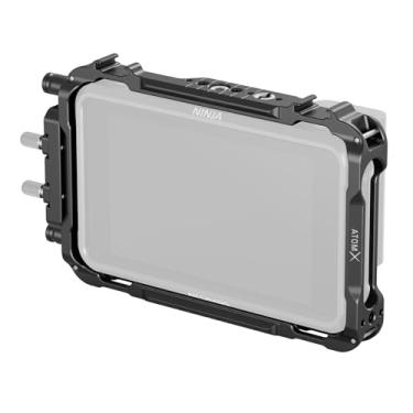Imagem de SMALLRIG Gaiola de monitor para Atomos Ninja V, trilho NATO integrado e braçadeira de cabo HDMI 2209