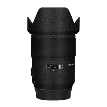 Imagem de Adesivo de câmera antiarranhões com tampa de lente para Tamron SP 35 mm F1.4 adequado para Canon EF Mount Película Protetora Decalque 35 1.4 (Splash Ultra Preto)
