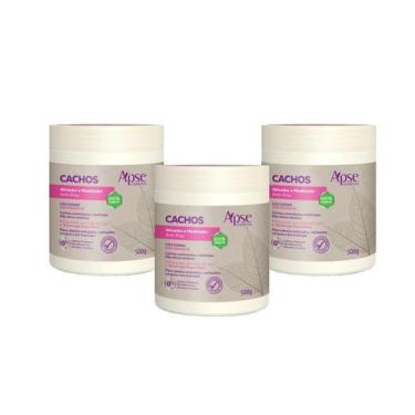 Imagem de Kit apice 03 un ativador e modelador cachos 500g