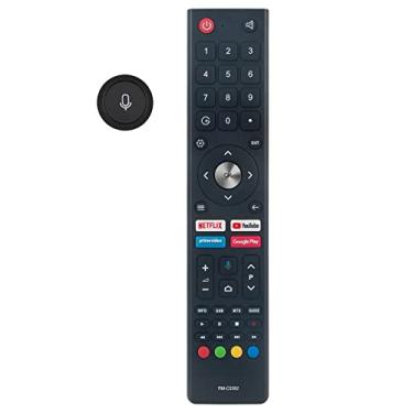 Imagem de PERFASCIN RM-C3362 Controle remoto de substituição por voz para TV LED JVC com teclas de atalho Netflix Prime Video YouTube