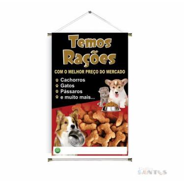 Imagem de Banner pronto Ração BA 274 medida 45x70 cm arte pronta