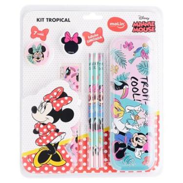 Imagem de Kit tropical Minnie Escolar 7 peças Edição limitada - Molin - Molin do