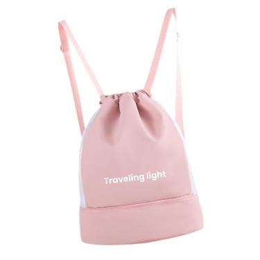 Imagem de UGPLM Bolsa de natação com abertura ampla para piscina, acampamento, ar livre, praia e litoral, Rosa