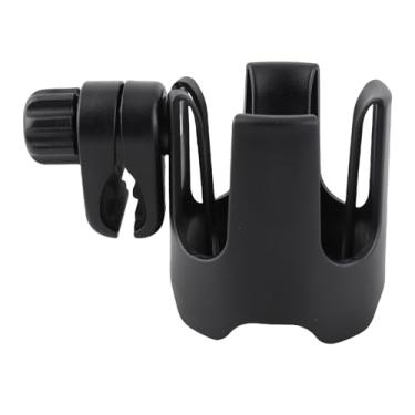 Imagem de Suporte de copo para carrinho de bebê com rotação de 360, diâmetro grande, suporte estável para mamadeira e copo de água para carrinho, scooter, bicicleta, cadeira de rodas, cadeira de aeroporto
