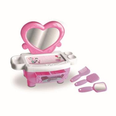 Imagem de Penteadeira Infantil Cantinho da Beleza com 3 acessorios - BS Toys