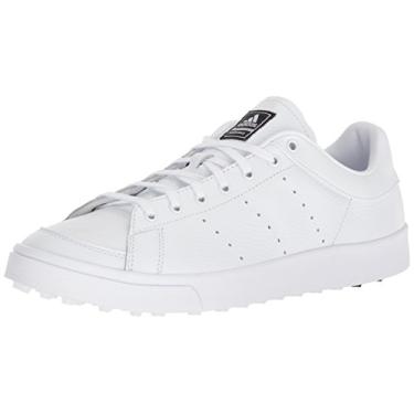 Imagem de adidas Sapato de golfe clássico masculino Adicross, Ftwr Branco/Ftwr Branco/Núcleo Preto, 8