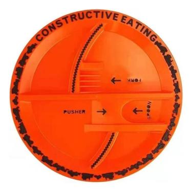 Imagem de Prato Infantil Construtor Comendo Melhor De Tudo