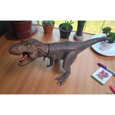 Imagem de Boneco Vinil Dinossauro Brinquedo Gigante Realista T-Rex