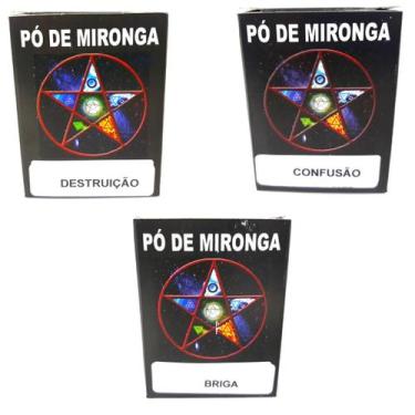 Imagem de Pó de Mironga Destruição Confusão Briga Ritual Umbanda Macumba Exu Sim