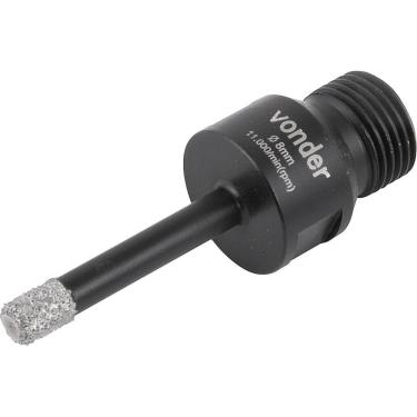 Imagem de Serra Copo Diamantada Para Esmerilhadeira 8 Mm Vonder