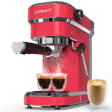 Imagem de Máquina de café expresso 20 bar, cafeteira profissional com espumador de leite, varinha a vapor, máquina de café compacta com tanque de água removível para cappuccino, latte, presente para pai ou mãe