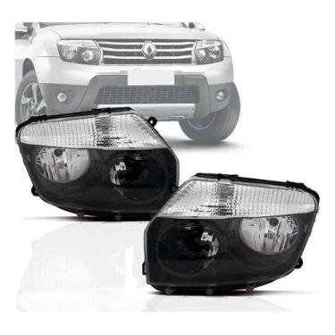 Imagem de Par Farol Fumê Renault Duster / 10 A 15 - Lado Esquerdo (Motorista)  L