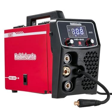 Imagem de KaibinLunte Soldador Mig 240A A Gás Sem Mig/Lift Tig/Stick, Máquina Portátil 3 Em 1, 110V/220V, Voltagem Dupla Com Controle Sinérgico, Display Digital, Soldagem Inversora Igbt